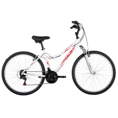 Bicicleta Caloi 21 Marchas Aro 26 Suspensão Dianteira Freio V-Brake Rouge