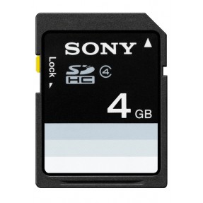 Cartão de Memória SDHC Sony 4 GB SF-4N4