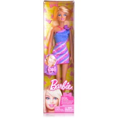 Boneca Barbie Fashion and Beauty Fashion and Beauty com Anel Menina Loira W3843 Mattel