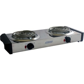 Fogão de Mesa Cotherm 2 Bocas Acendimento Automático Acabamento Inox Pérola