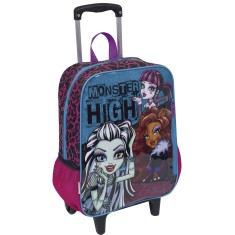 Mochila com Rodinhas Escolar Sestini Monster High 16M G 63900