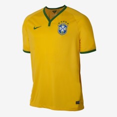 Camisa Torcedor Brasil I 2014 sem Número Nike