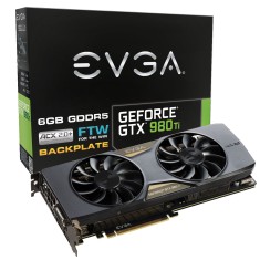 Placa de Video NVIDIA GeForce GTX 980 Ti 6 GB GDDR5 384 Bits EVGA 06G-P4-4996-KR