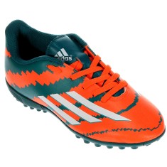 Chuteira Society Adidas F5 Messi TF Infantil