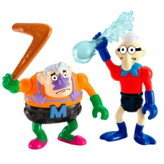 Boneco Imaginext Bob Esponja Homem-Sereia e Mexilhãozinho - Mattel