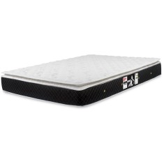 Colchão King Size Molas Bonnel Castor D33 Black & White 193 x 25 x 203 cm