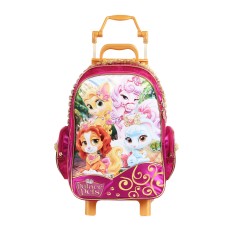 Mochila com Rodinhas Escolar Dermiwil Princesas da Disney Palace Pets G 60417