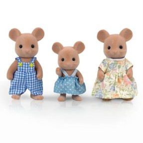 Boneca Sylvanian Families Família dos Ratos Epoch