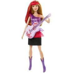 Boneca Barbie Rock'n Royals Raina Mattel
