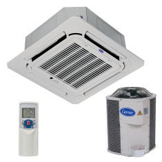 Ar Condicionado Split Cassete Carrier 36000 BTUs Controle Remoto Quente/Frio 40KWQC36C5 / 38CQM036515MC