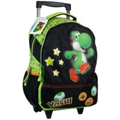 Mochila com Rodinhas Escolar Importado Super Mario 20 Litros M 8729854