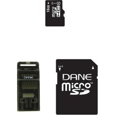 Cartão de Memória Micro SDHC-I com Adaptador Dane-Elec 16 GB DA-3in1C1016G-R