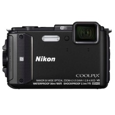 Câmera Digital Nikon Coolpix 16 MP À prova d'Água Full HD AW130