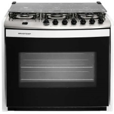 Fogão de Embutir Brastemp Clean 6 Bocas Acendimento Automático BYS6NAB