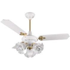 Ventilador de Teto Arge Majestic Topázio 107 cm 3 Pás 5 Velocidades