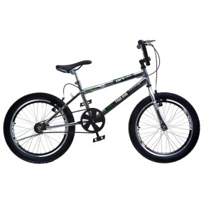 Bicicleta BMX Colli Bikes Aro 20 Freio V-Brake Cross Extreme Cromada