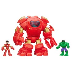 Boneco Marvel Playskool Heroes Armadura Tecnológica Stark - Hasbro