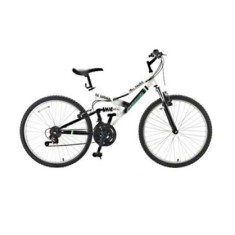 Bicicleta Mountain Bike Fischer 21 Marchas Aro 26 Suspensão Full Suspension Freio V-Brake Hill Razer