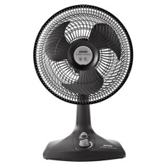 Ventilador de Mesa Arno Turbo Silêncio Turbo Silencio Timer 30 cm 3 Pás 3 Velocidades