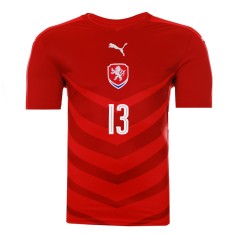 Camisa Torcedor República Tcheca I 2016 com Número Puma