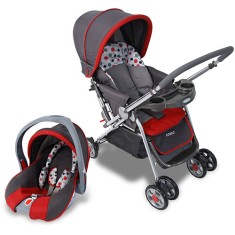 Carrinho de Bebê Travel System com Bebê Conforto Cosco Reverse