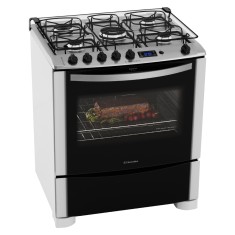 Fogão de Piso Electrolux Celebrate Timer 5 Bocas Acendimento Automático 76SRB