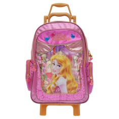 Mochila com Rodinhas Escolar Dermiwil Bela Adormecida Princesas G 60006