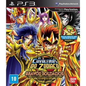 Jogo Os Cavaleiros do Zodíaco: Bravos Soldados PlayStation 3 Bandai Namco
