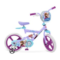Bicicleta Bandeirante Frozen Aro 14 Suspensão no quadro X-Bike