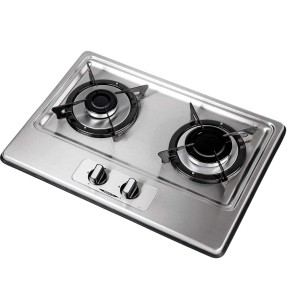 Cooktop Fogatti 2 Bocas Acendimento Superautomático Acabamento Inox 200i