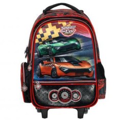 Mochila com Rodinhas Escolar Santino Speed Car SCC600203