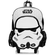 Mochila com Rodinhas Escolar Sestini Star Wars 15Y02 G