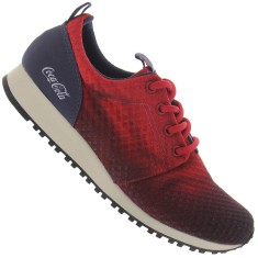 Tênis Coca-Cola Feminino Casual Sense Ombre New