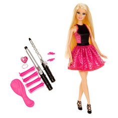 Boneca Barbie Cabelos Cacheados Mattel