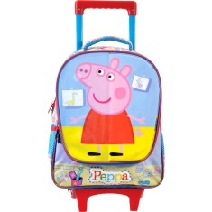 Mochila com Rodinhas Escolar Xeryus Peppa Hora da Brincadeira 14 5551