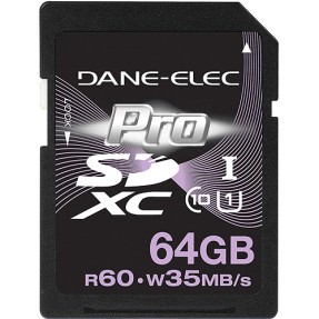 Cartão de Memória SDXC-I Dane-Elec 64 GB