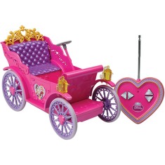 Carrinho de Controle Remoto Candide Carruagem Mágica das Princesas