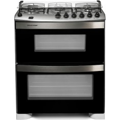 Fogão de Piso Brastemp 5 Bocas Acendimento Automático com Forno Duplo BFD5NBB