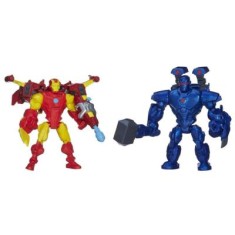 Boneco Marvel Super Hero Mashers Iron Man VS Iron Monger A8159/A9530 - Hasbro