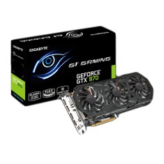 Placa de Video NVIDIA GeForce GTX 970 4 GB GDDR5 256 Bits Gigabyte GV-N970G1 GAMING-4GD