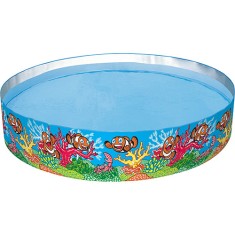Piscina Snapset 1.612 l Redonda Bestway Peixinho 55031