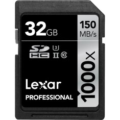 Cartão de Memória SDHC Lexar Professional 32 GB LSD32GCRBNA1000