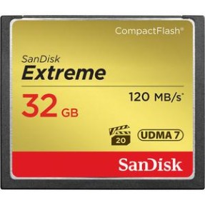 Cartão de Memória Compact Flash SanDisk Extreme 32 GB SDCFXS-032G
