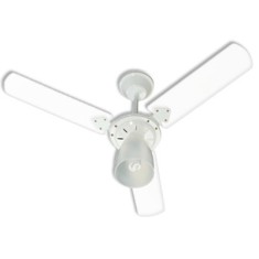 Ventilador de Teto Tron Pá transparente Tramontana Stilo 97 cm 3 Pás 3 Velocidades