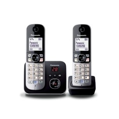 Telefone sem Fio Panasonic com 1 Ramal Secretaria Eletrônica KX-TG6822