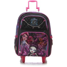 Mochila com Rodinhas Escolar Sestini Monster High 16Y01 G 64021