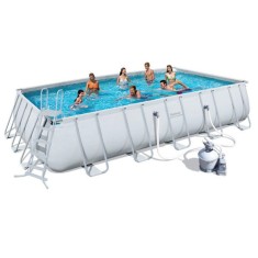Piscina de Armação 26.845 l Retangular Bestway Frame Pool