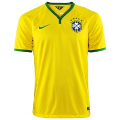 Camisa Torcedor Brasil I 2014 com número Nike