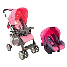 Carrinho de Bebê Travel System com Bebê Conforto Lenox Zap