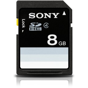 Cartão de Memória SDHC Sony 8 GB SF-8N4
